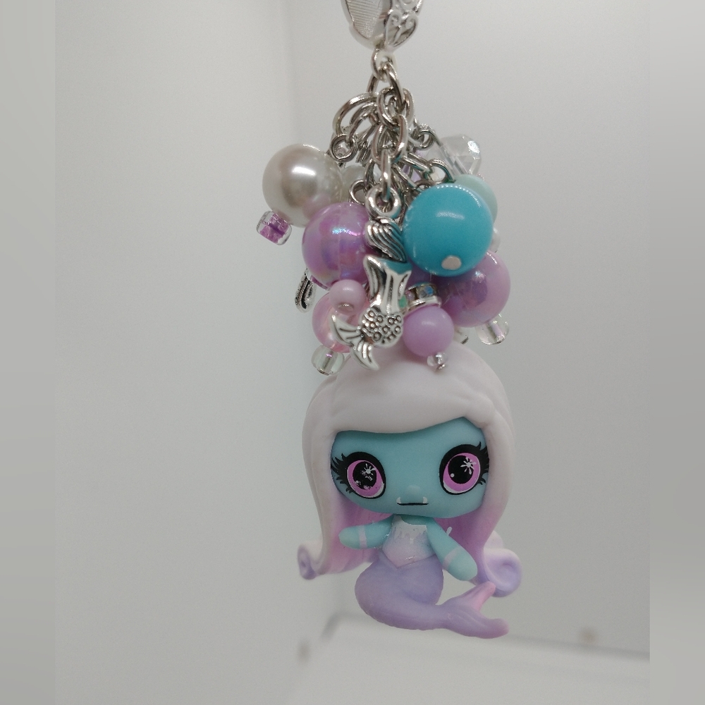 Abbey Bominable Mermaid Monster High Keychain Mini Figure Purse Charm Backpack